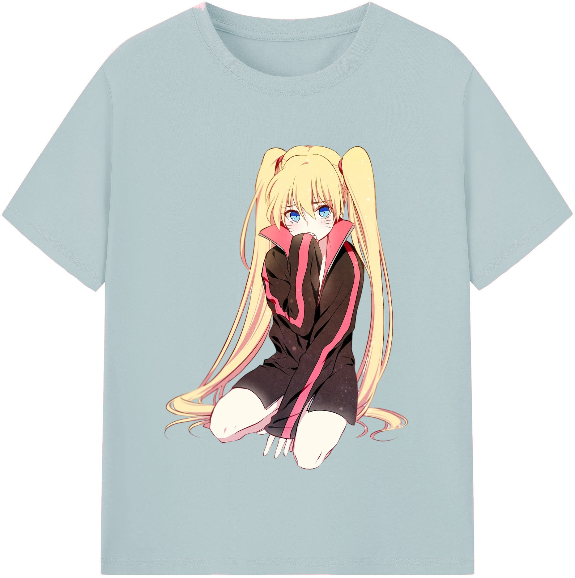 （画像用） NARUTO -ナルト- うずまき ナルト Uzumaki Naruto 綿100％半袖Tシャツ（フロントプリント）
